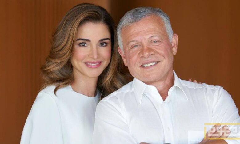 الملكة رانيا تحتفل بعيد زواجها الـ 30 على أنغام أم كلثوم