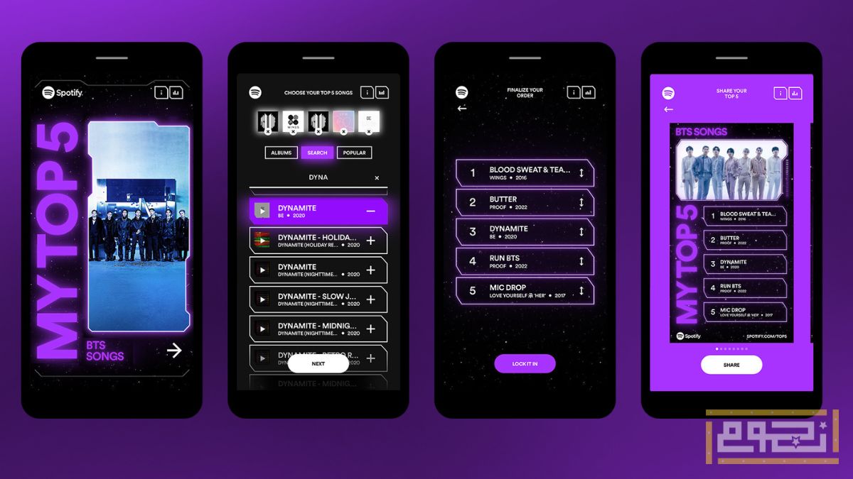 Spotify يحتفل بالذكرى العاشرة لتأسيس فريق BTS