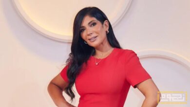 منى زكي تتصدّر البوستر الرسمي لمسلسل طالع نازل