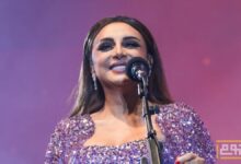 رد فعل أنغام بعد منع معجب من إهدائها وردة