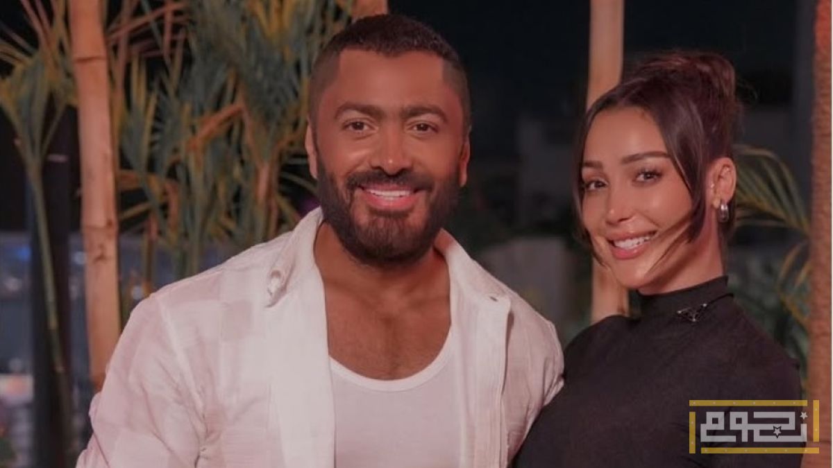 تامر حسنى يمازح بسمة بوسيل بعد طرح أحدث أعمالهما في وقت واحد