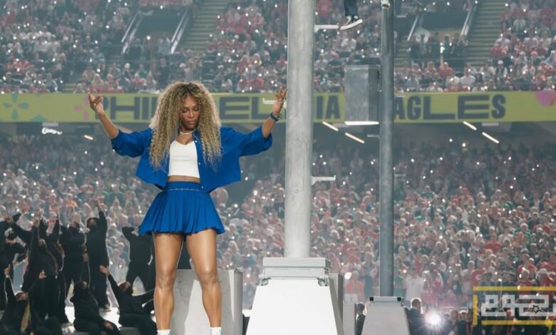 رقصة سيرينا ويليامز في حفل Super Bowl حديث الجميع