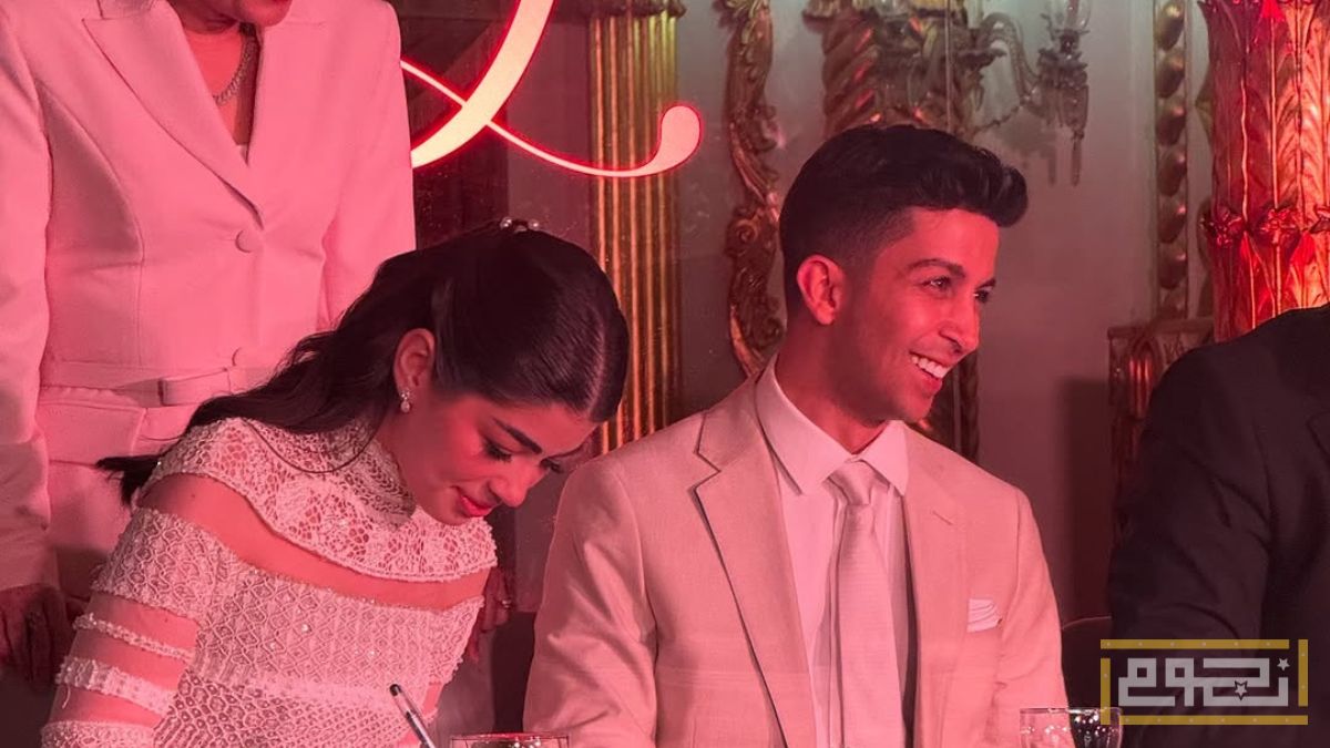 أبرز لقطات حفل عقد قران ليلى زاهر وهشام جمال