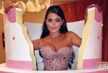 هكذا ظهر عمرو دياب في عيد ميلاد أسماء جلال