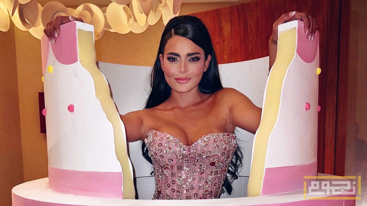 هكذا ظهر عمرو دياب في عيد ميلاد أسماء جلال