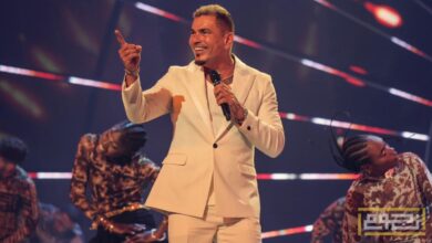 عمرو دياب بصُحبة أبنائه على المسرح مجددا