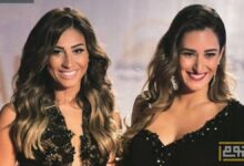 احتفال مؤثر من دينا الشربيني بزفاف أمينة خليل