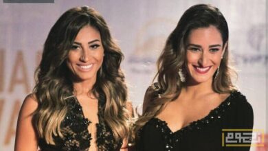 احتفال مؤثر من دينا الشربيني بزفاف أمينة خليل