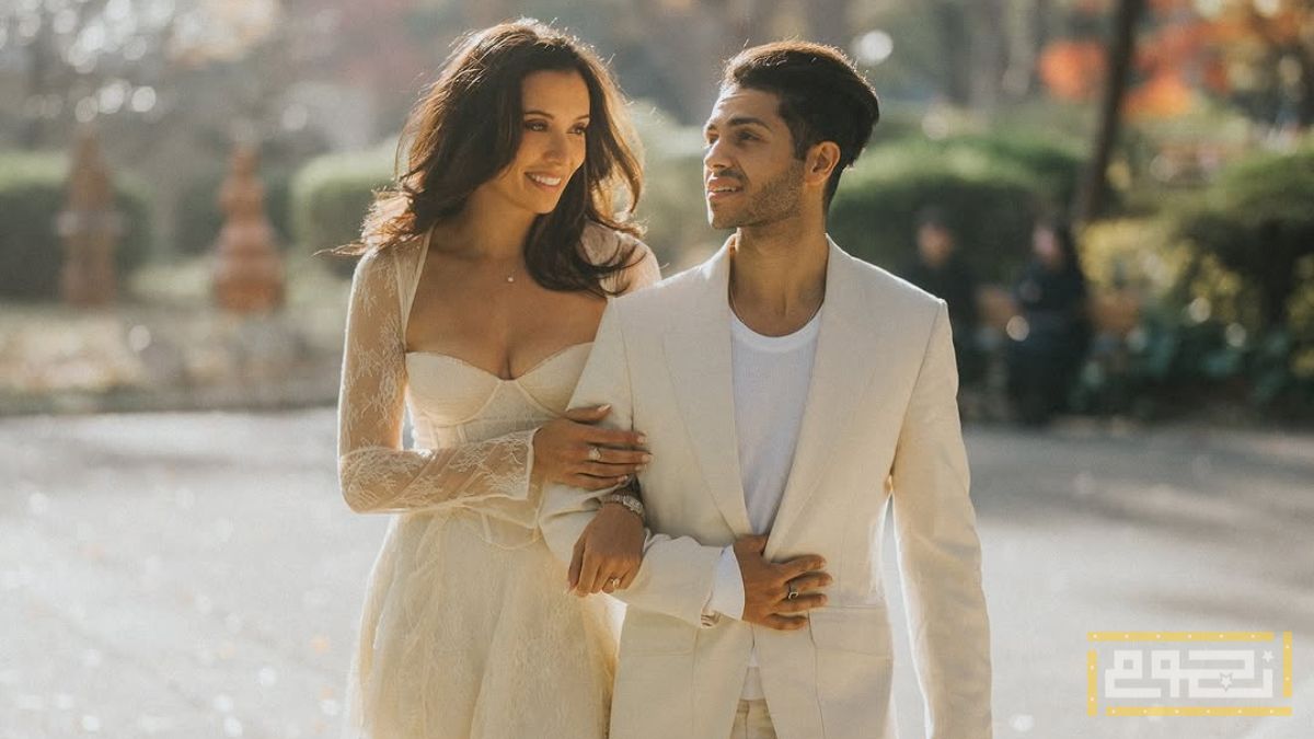 زوجة مينا مسعود على كرسي متحرك بعد أيام من الزفاف