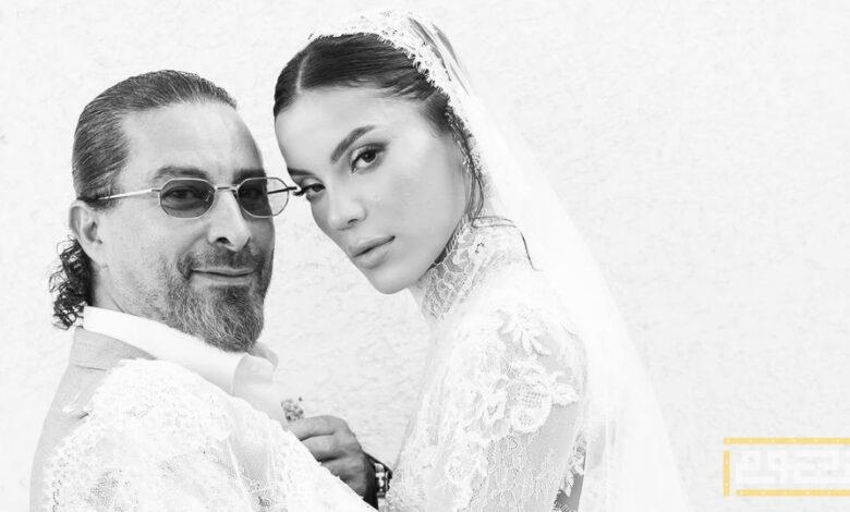 هادي الباجوري يحتفل بعقد قرانه على هايدي خالد