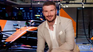 ديفيد بيكهام يحضر فورمولا 1 في قطر