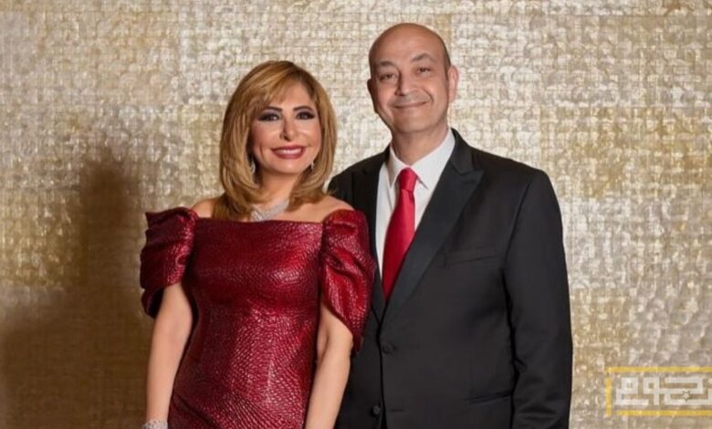 حقيقة طلاق لميس الحديدي وعمرو أديب