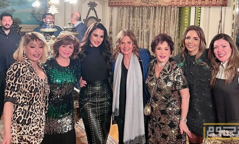 النجوم يحتفلون بعيد ميلاد ليلى علوي وإلهام شاهين