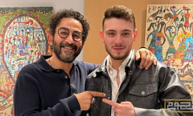 لقاء استثنائي يجمع أحمد حلمي والشامي