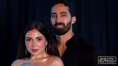 مي عز الدين تتبادل الرسائل الرومانسية مع زوجها في عيد ميلادها