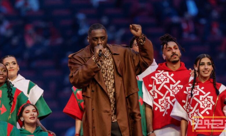 إدريس إلبا نجم مشهد ختام بطولة أمم أفريقيا