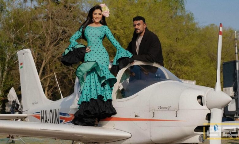 لقطات مشوقة تجمع مي عمر مع أحمد العوضي في فيلمهم الجديد