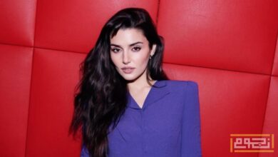 بيرين سات تحتفل بعيد زواجها