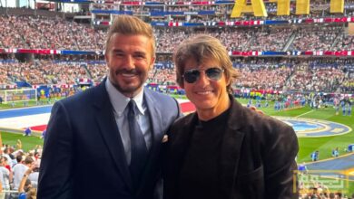 ديفيد بيكهام وتوم كروز في افتتاح كأس العالم بأمريكا